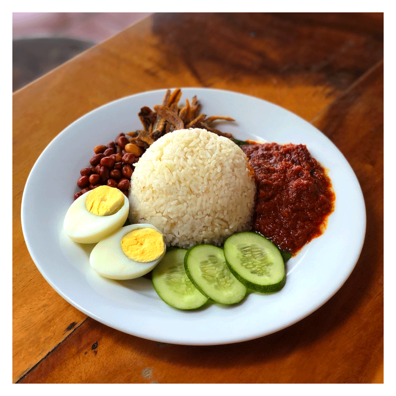Nasi Lemak Biasa