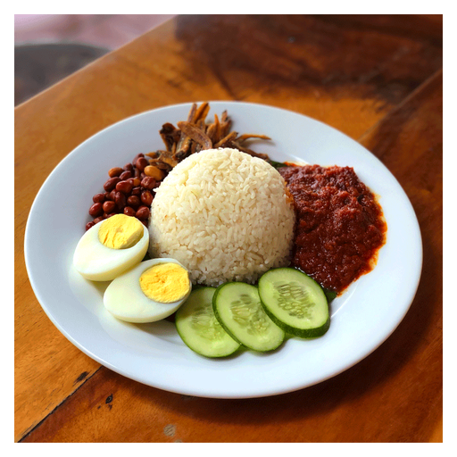 Nasi Lemak Biasa